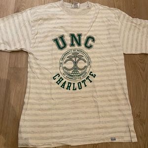 UNC Charlotte Vintage Striped T-Shirt